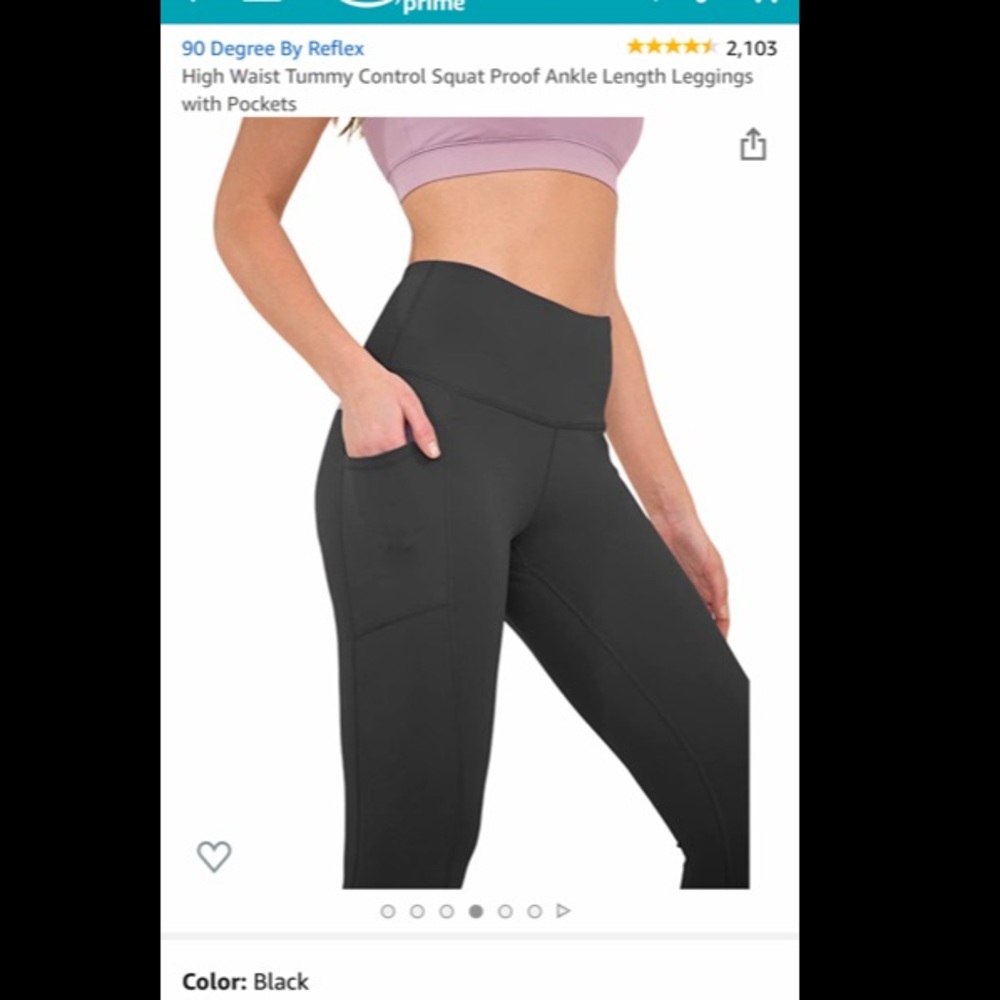 NWT 90 Degree High Waisted Leggings with Pockets